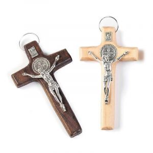 Croix En Bois Fait &Agrave; La Main J&eacute;sus Crucifix D&eacute;coration Murale Bijoux Colliers Religieux Pendentif Fabrication Pri&egrave;re Main Tenant Croix - Neuf