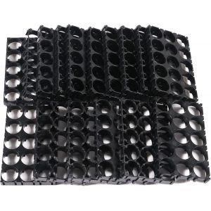 Lot de 15 supports en plastique pour batterie au lithium - 3 x 5 cellules - Entretoise de batterie au lithium 18650 - Neuf