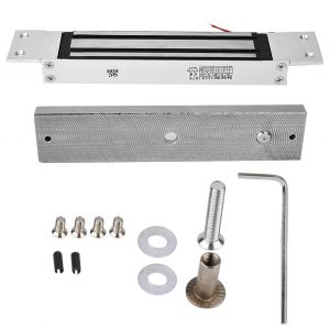 Serrure magnetique electrique integree pour porte simple, 12 V CC, force de maintien de 280 kg - Neuf