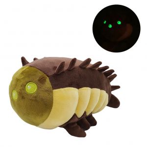 Peluche Ver, Adorable Peluche Douce Avec Yeux Lumineux, Personnage De Dessin Anime, Coussin Ver, Poupee, Cadeau D'anniversaire Pour Enfants - Neuf