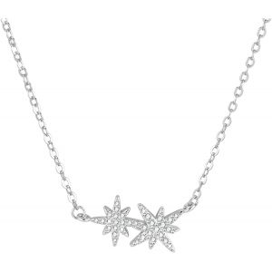 Kal-Colliers Femmes Or Argent, Collier En Cristal Étincelant De Clavicule, Colliers Réglables, Hypoallergénique, 14k Plaqué Or, Regali Di Natale Per Donne Ragazze Adolescenti Figlia - Neuf