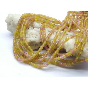 Aaa+ Perles Rondes &Agrave; Facettes En Tourmaline Bio - 4 Mm - Pour Collier Et Bracelet - Pour La Fabrication De Bijoux - Avril 18_04-2030 - Neuf