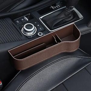 Ensemble de 2 ABS Copilot siège de voiture organisateurs en marron - Neuf