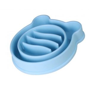 Gamelle Anti-&Eacute;touffement Pour Chats Et Chiens &iquest; Pp Durable, Base Antid&eacute;rapante, Facile &Agrave; Nettoyer, 23 X 24 X 4,5 Cm - Neuf