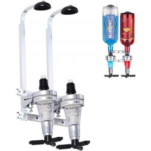 Support Pour Bouteille Bar Butler,Distributeur Pour Home Bar,Support Bar Distributeur Boissons,Distributeur Boissons Mural Pied,Convient Aux Amoureux De La Famille,Du Bar Et Du Barman(2 T&ecirc;te) - Neuf