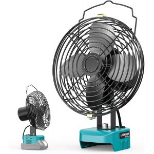 Ventilateur sans fil 6"" compatible Makita 18V-Ventilateur compact avec port USB/Type-C et protection basse tension-Id&eacute;al atelier,ext&eacute;rieur,maison,chantier (non batterie).[I185] - Neuf