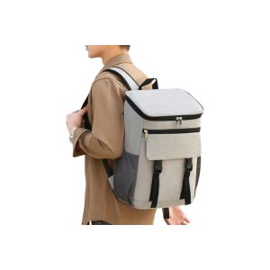 Sac &Agrave; Dos Isotherme Pour Le Camping Et La Plage - Gris - Neuf