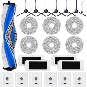 Accessoires Pour Robot Aspirateur Ecovacs Deebot T30 Omni / T30 Pro Omni - Lot De 24 Pièces: Brosse Principale, Filtres Hepa, Chiffons De Nettoyage, Sacs À Poussière, Brosses Latér[SSE7112013] - Neuf