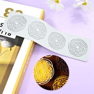 Kal-Moule En Silicone Creux Pour Décoration De Gâteau De Mariage (A1_ Circulaire) - Neuf