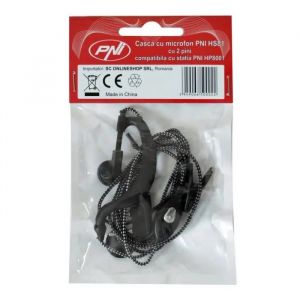 Casque Avec Microphone Pni Hs81 Avec 2 Broches Compatible Avec La Cb Radio Pni Hp8001 Et Cb Radio Kenwood Et Pni - Neuf