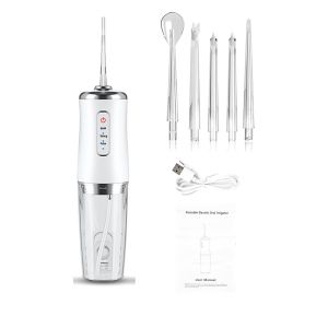 Hydropulseur &Eacute;lectrique Sans Fil Avec 4 Embouts Pour Les Soins Buccaux Et Le Nettoyage En Profondeur - Neuf