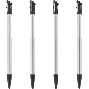 Store Lot De 4pcs Stylets Extensibles En Métal Réglables Pour Écran Tactile Stylet Vidéo Accessoires De Jeu Compatible Avec Nintendo New 2ds Xl - Neuf