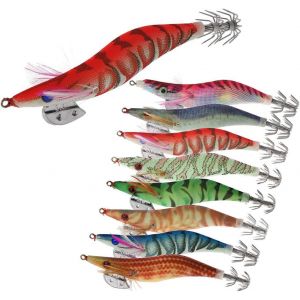 Kyaoayo-8 Pièces Lumineuse Turlutte Leurre Pour La Pêche Des Pieuvre,Seiches Et Calamar - Neuf