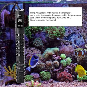 Hjlian Mini Aquarium Submersible, Chauffe-Eau Reglable, Thermostat, Prise Ue 220 V 50 W - Neuf