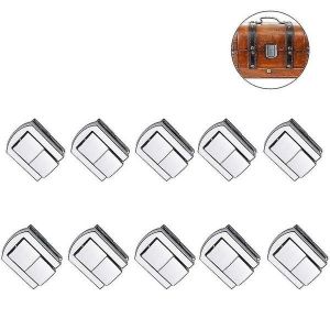 Lot De 10 Loquets Décoratifs Antiques Avec Vis ¿ Serrures De Style Vintage Pour Boîtes, Armoires Et Projets De Bricolage ¿ Alliage De Zinc Durable, Installation Facile - Neuf