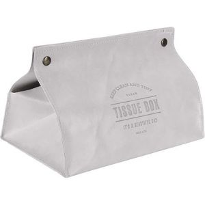 (Gris) Bo&icirc;te &Agrave; Mouchoirs, Bo&icirc;te &Agrave; Mouchoirs En Cuir Pu Originalit&eacute; Organisateur De Mouchoirs De Bureau Support De Bo&icirc;te &Agrave; Mouchoirs Pour Salle De Bain Chambre Salon Bureau Bureau - Neuf