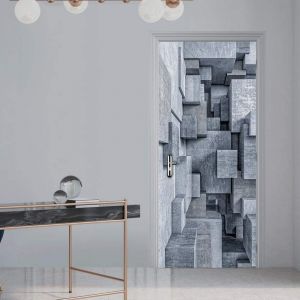 77x200cm Door Sticker Trompe l'oeil Effect 3D Wallpaper¿Style 18) - Neuf