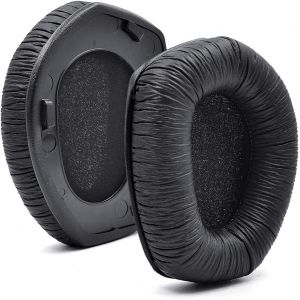 KAL-Rs165 175 185 195 Coussinets De Rechange En Mousse Compatibles Avec Casque Sans Fil Sennheiser Hdr Rs165, Rs175, Rs185, Rs195 Rf, Épaisseur Ajoutée (Cuir Synthétique Enroulé) - Neuf
