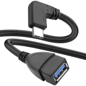 lbgwp60-Câble Adaptateur Usb C Vers Usb 3.0 - Fiche Mâle Vers Usb 3.0 A Femelle - Câble Otg - 5 Gbps - Pour Téléphone, Tablette, Ordinateur Portable - Noir - 0,25 M - Neuf