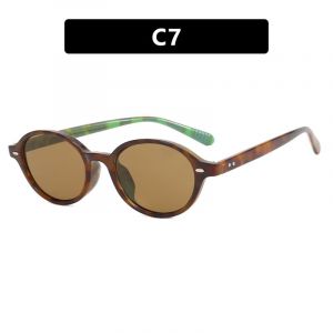 1 Paire De Lunettes De Soleil Polaris&eacute;es Rondes R&eacute;tro Vintage Pour Femmes Et Hommes Avec Protection Uv400, Unisexe - Neuf