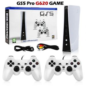 Ore-Nouveau Console De Jeu Vidéo Gs5 Pro G620 8 Bits Usb 2 Filaire Lecteur De Jeu Portable 620 Jeux Classiques Rétro Sortie Av Console De Jeu Tv--Gs5 G620 Game - Neuf