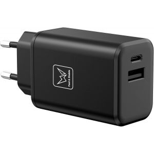 Alimentation Usb C 65 W, Chargeur Rapide 2 Ports Usb C 65 W Pour Ordinateurs Portables Et Téléphones Portables, Chargeur 65 W Compatible Avec Macbook Pro/Air, Ipad Pro, Dell Xps 13/15, Hp - Neuf