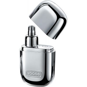 Tondeuse Nasale Pour Homme En Alliage, Sans Douleur, &Eacute;tanche Ipx7, Super Silencieuse 10 000 Tr/Min Et Double Lames De Coupe, Rechargeable De Type C - Neuf