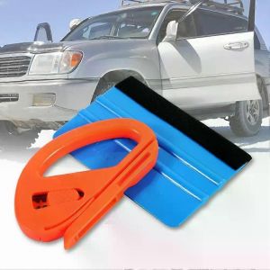 Nouveau Kit D'outils D'emballage De Voiture Coupe-Ruban De S&eacute;curit&eacute; En Vinyle Et Raclette En Feutre Kit De Grattoir Outils D'habillage De Voiture De V&eacute;hicule Raclette De Coupe De Vinyle - Neuf