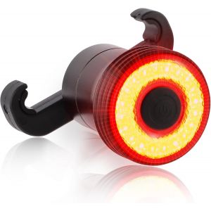 Subzonal-Feu Arri&egrave;re V&eacute;lo Intelligent, D&eacute;tection De Freinage, Marche/Arr&ecirc;t Automatique, Lampe Velo 22 Led Puissantes, 5 Modes &Eacute;clairage, Rechargeable Usb C, Ip65 &Eacute;tanche Lumiere Arriere Velo En Alumi - Neuf