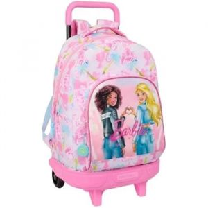 Sac à dos à roulettes - SAFTA - BARBIE PAINTERLY - Compact - Amovible - Confortable - Neuf