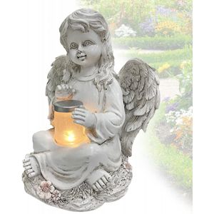 Nouvelhorizonstore-Statue Du Jardin Des Anges,Lampe Solaire &iquest;&iquest; Led Ange Gardien,Lampe Fun&iquest;&iquest;Raire Sculpture De F&iquest;&iquest;E,R&iquest;&iquest;Sistant Aux Intemp&iquest;&iquest;Ries,Auto-On,Pour Terrasse, Pelouse, Cour,Pendaison De Cr&iquest;&iquest;Maill&iquest;&iquest;Re - Neuf