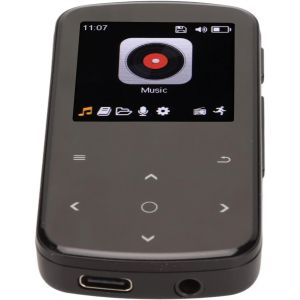 acdsgd-Mini Lecteur MP3 &agrave; Clip Arri&egrave;re, M9 Sports MP3 Player, Smart Touch Control HiFi Lossless Sound Music MP3 MP4 Player for Kids, E Book Reading, Intelligent Noise Reduction (32 Go) - Neuf