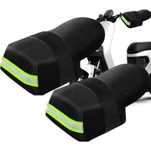 Moufles De Guidon De V&eacute;lo - Housses Imperm&eacute;ables Pour V&ecirc;tements De V&eacute;lo, Mitaines De Guidon Oxford, Gants De Moto D'hiver Coupe-Vent, Housses De Guidon Pour Trajets Quotidiens Et Excursions Du Week-End - Neuf