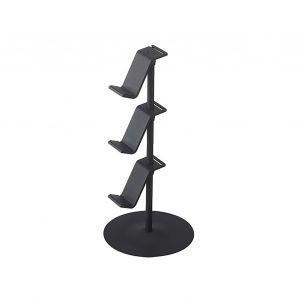 HJLIAN Support de rangement a 3 niveaux pour manettes de jeu, support creux pour casque, console de jeu, pour Xbox, noir - Neuf