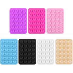 Kal-7 Pièces Support De Téléphone Portable En Silicone Support De Téléphone Portable À Ventouse En Silicone Support À Ventouse De Téléphone Portable Ventouses Extra Fortes Support À Ventouse - Neuf