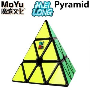 MoYu Meilong Cube magique 3x3 2x2 professionnel 4x4 spécial miroir vitesse Puzzle enfants jouets cadeau 3x3x3 Original hongrois Cubo Magico-Pyramid B - Neuf