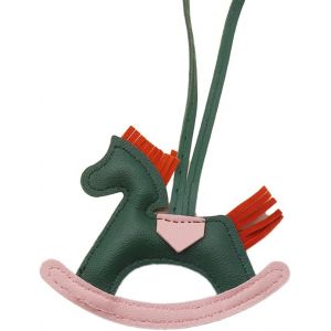 KAL-Cheval De Troie Porte-Cl&eacute;s Porte Clef Mignon Porte-Cl&eacute;s En Forme Mignon En Cuir Fait &Agrave; La Main Pour La Famille Proches Et Les Amis&iquest;Vert&iquest; - Neuf