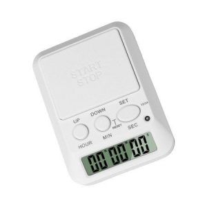 Minuterie Électronique Multifonction, Jolie Minuterie Numérique Pour La Cuisine, Blanche - Neuf