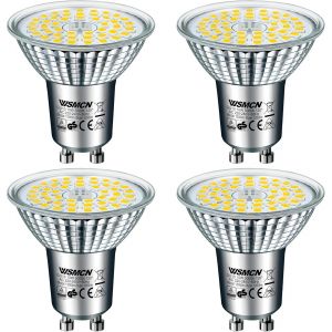Ampoule Led Gu10 Par16 Blanc Froid 5000 Kelvin 10w Équivalent À 140w Lampe Halogène,Réflecteur Non Dimmable Ac 230v Ampoules Led Spot,1050 Lumens Angle De Faisceau 120°,Lot De 4 - Neuf