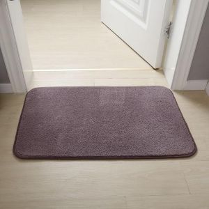 KAL-Tapis De Bain Antidérapant, Absorbant Tapis De Salle De Bain Moelleux En Microfibre, Extra Epais Tapis De Douche Pour Toilettes, Chambre Violet 2 40 X 60 Cm - Neuf