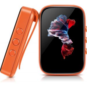 CHECARZHN--NO1-Lecteur Mp3 Avec Bluetooth, Lecteur De Musique Portable Mp3 Mp4 Avec Radio Fm, Enregistrement Vocal, Calendrier, E-Book, Clip D'Alarme, Lecteur Mp3 Avec Mémoire De 32 Go Pour Le Sport - Neuf