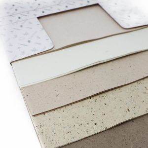 Papier De Coton Coloré Sans Arbre ¿ Papier D'impression Pour Loisirs Créatifs ¿ 24 Feuilles De Papier Recyclé 100% Coton ¿ 200 G/M² ¿ 6 Couleurs - Neuf
