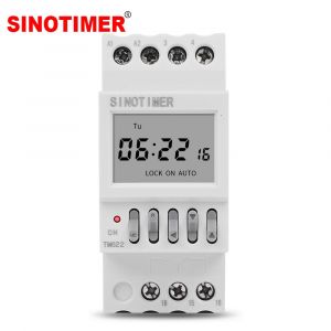 Minimal 1 deuxième intervalle 7 jours hebdomadaire Programmable minuterie numérique interrupteur horloge relais de temps contrôle électronique éclairage AC 220 V 16A - Neuf