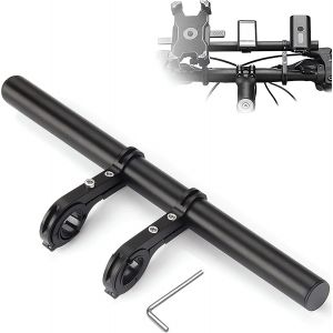 Extension De Guidon De V&eacute;lo, 30 Cm, Avec Tournevis, Extendeur De Guidon Pour Guidon De 25 &Agrave; 34 Mm, Alliage D'aluminium Pour Gps, Appareil Photo, Lampe De Poche, T&eacute;l&eacute;phones[Z947] - Neuf