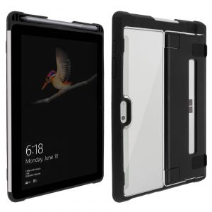 Coque Surface Go 4 , 3 , 2 et 10.1 Support Vid&eacute;o STM Goods Transparent Noir - Neuf