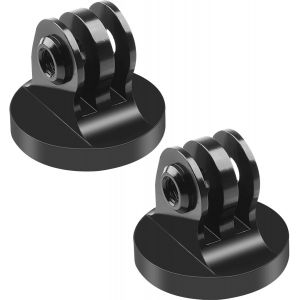 Lot De 2 Adaptateurs De Trépied 1/4"" Compatibles Avec Gopro, En Aluminium - Adaptateur De Trépied 1/4-20 Compatible Avec Gopro Hero 8, 7, 6, 5, 4, 3+, 3, 2, 1, Dji Osmo Action Et P[Car785343] - Neuf