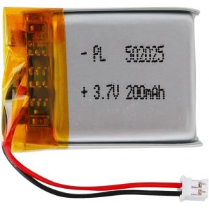 lbgwp60-Batterie Lipo 3,7 V, 200 Mah 502025 Lithium-Polymère Avec Connexion 2P-Ph Avec Pas De 2,0 Mm - Neuf