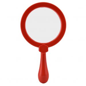 Loupe portative pour enfants avec support en acrylique, loupe scientifique, jouet rouge - Neuf