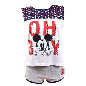 Pyjama Femme Minnie En Coton -Chaleur,Douceur Et Confort- Et3607 Marine - Neuf