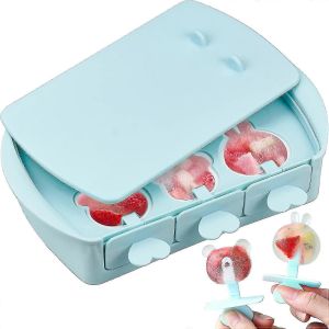 Moule À Glace Ice En Silicone Pour Enfants,Moule À Glace Mini Enfants Sans Bâton,Machine À Glaçons Multifonction Pour Sucettes Glacées,Moule À Glaces Pour Enfants - Neuf
